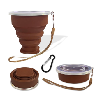 200ML Collapsible Cup - Silicone Foldable Cup-Expandable Folding Drinking Cup -Reusable Portable Mugs Cup For Travel, Camping, Hiking, Holiday Vacation, Outdoor Sports Coffee