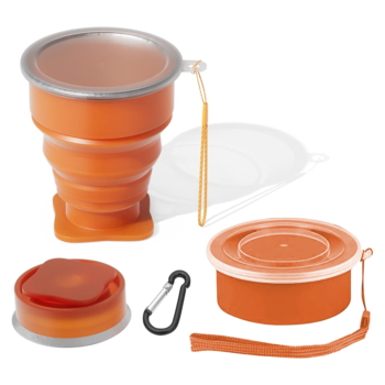 Collapsible Cup - Silicone Foldable Cup Expandable Folding Drinking Cup -Reusable Portable Mugs Cup For Travel, Camping, Hiking, Survival, Car, Picnic, Beach, Holiday Vacation, Outdoor Sports