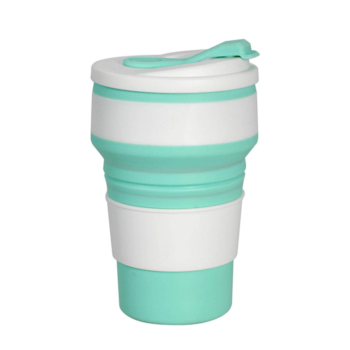 Silicone Water Cup Creative Silicone Folding Cup Round Telescopic Silicone Folding Cup 350ml